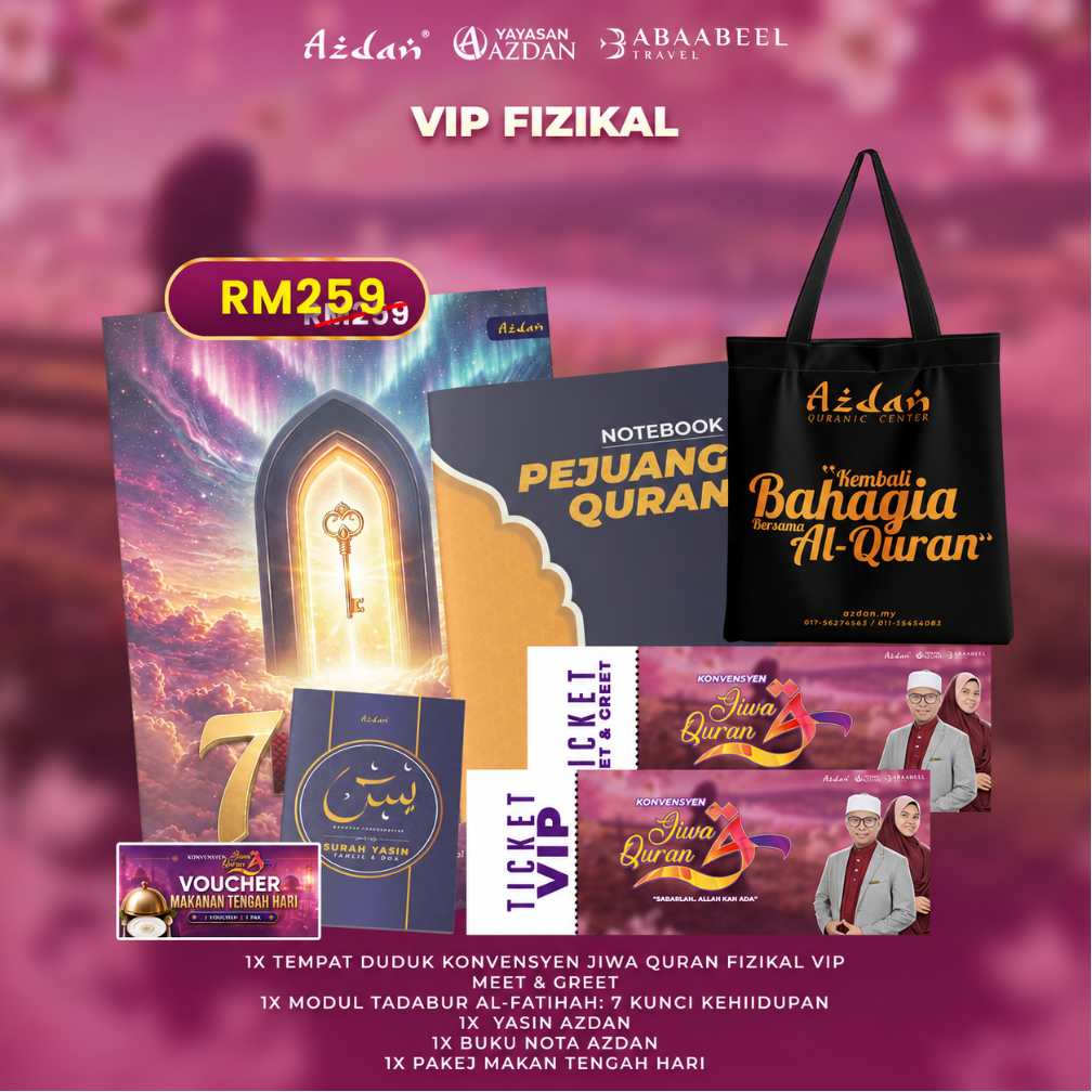 KQJ 2026 | PACKAGE #3 VIP (FIZIKAL)